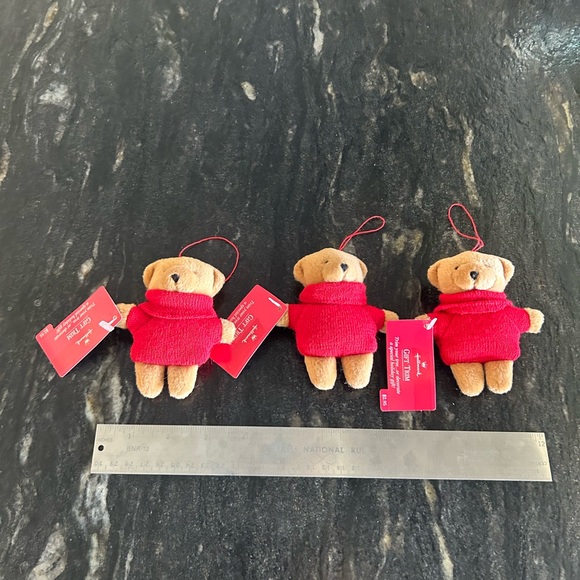 Set of 3 Bear Gift Trims - Picture 5 of 5